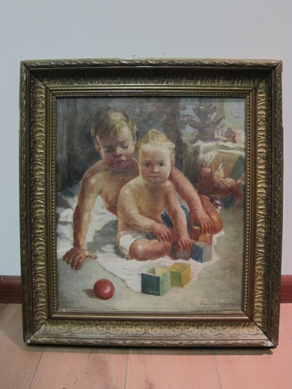 Toon Pluijmers 1910-1967 olieverf  kopen? Bied vanaf 1!