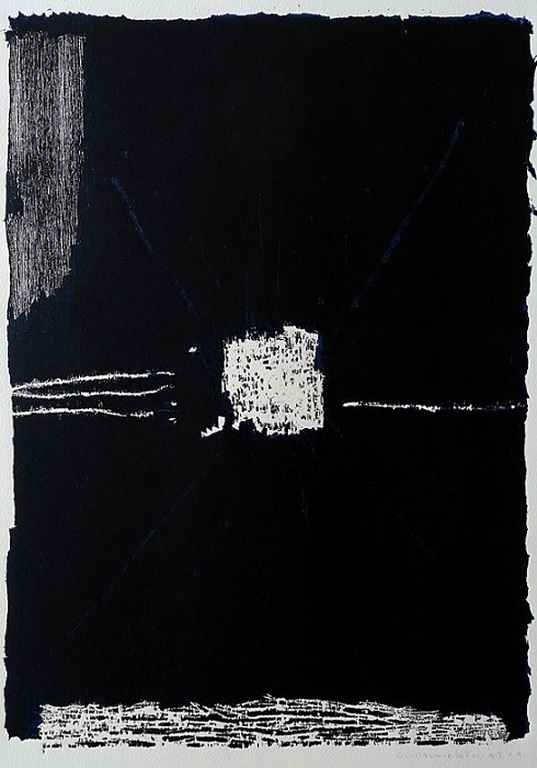 Guillaume Le Roy - Le Roy, z.t., houtdruk, 1995 kopen? Bied vanaf 1!
