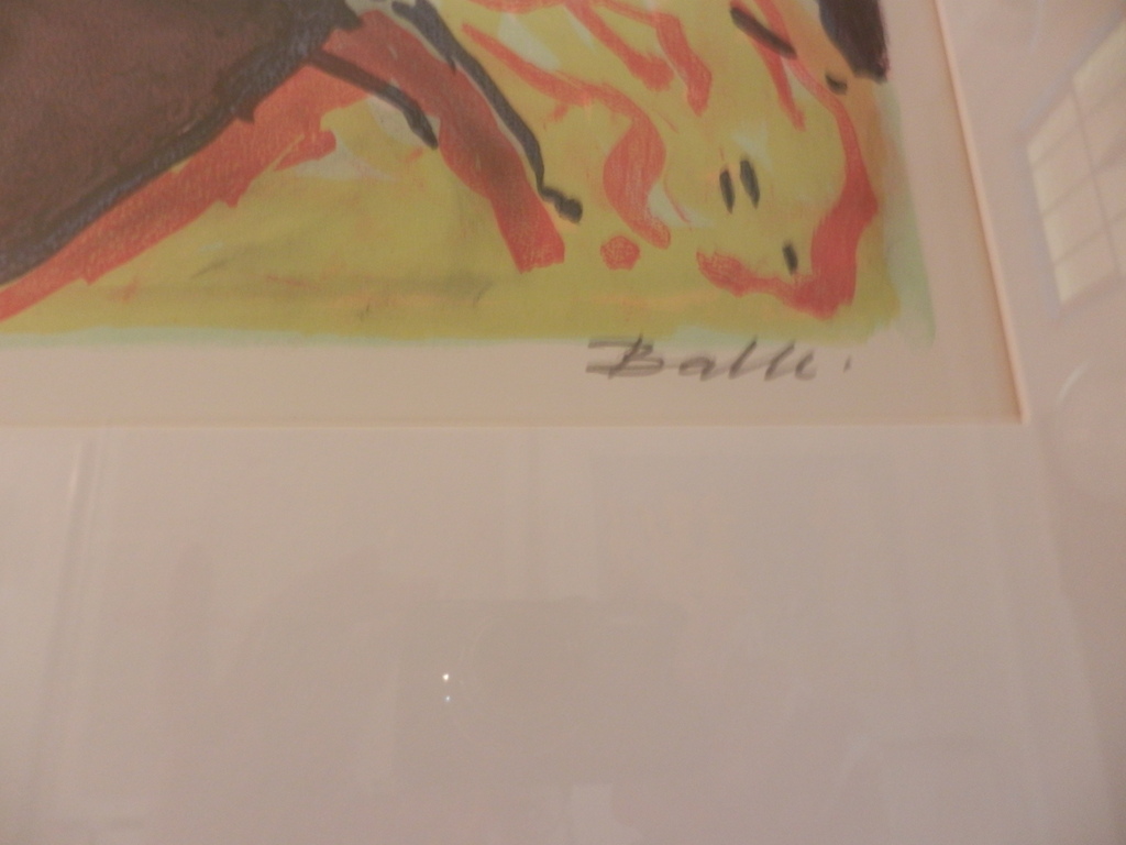 MOGENS BALLE  Litho    DROMENLAND   Handgesigneerd  INGELIJST!! kopen? Bied vanaf 125!