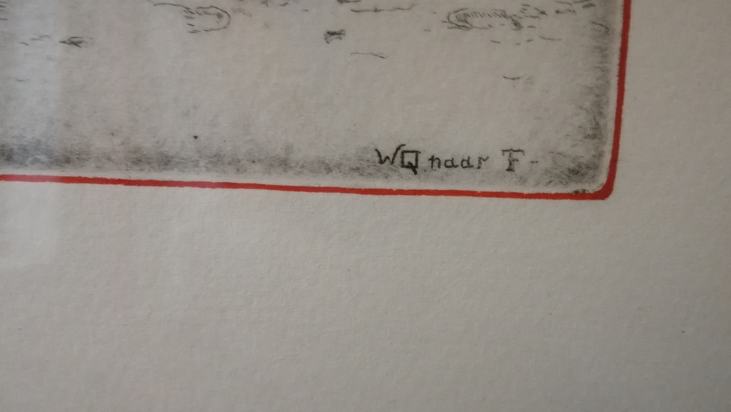 Onbekend kunstenaar, Ingekleurde Ets, Oud Kersttafereel kopen? Bied vanaf 1!