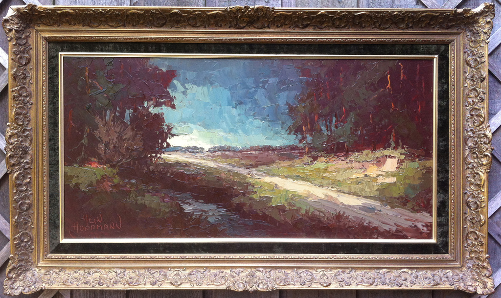 Hein Hoppman: Olieverf op paneel, zonder titel kopen? Bied vanaf 140!