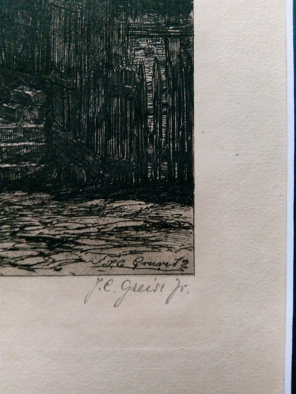 Johannes Conrad Greive - gravure uit 1875 (perfecte staat) en INGELIJST kopen? Bied vanaf 25!