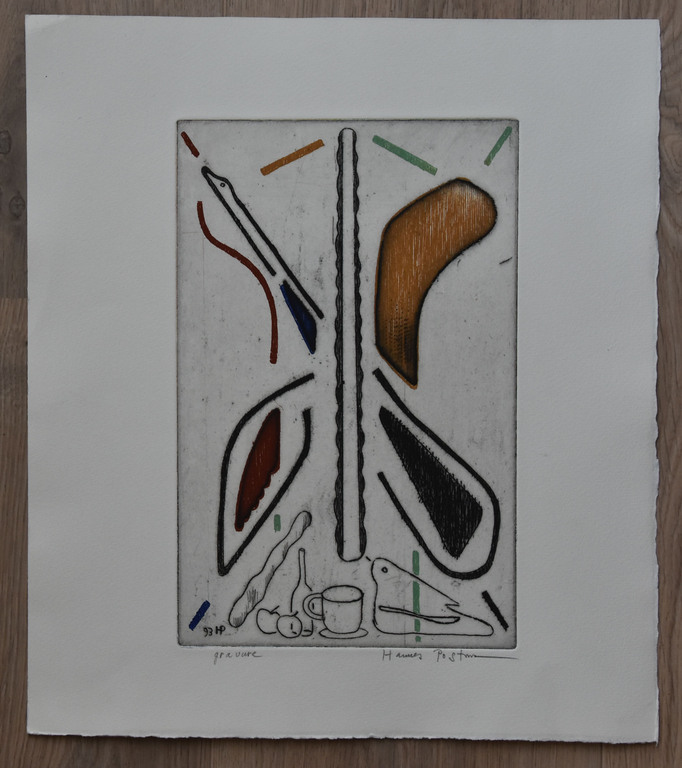 Hannes Postma # GRAVURE, Keuken Stil leven, # 1993, mint kopen? Bied vanaf 35!