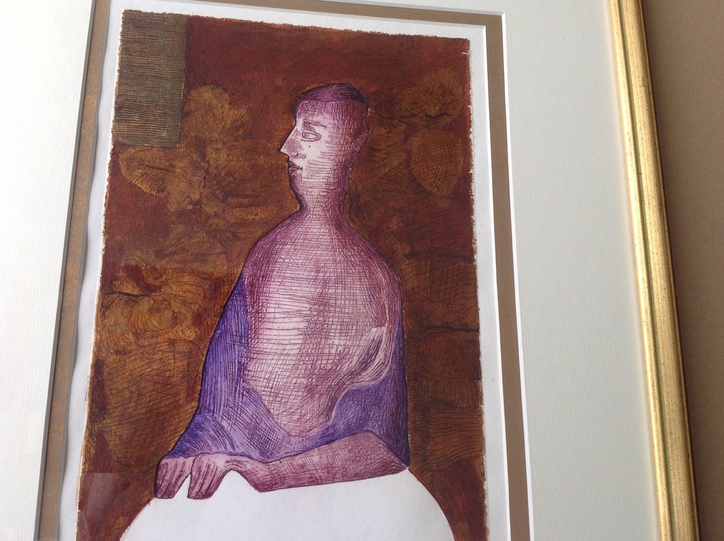 Tamaz Abashidze : portret, gem. Techniek op papier 1997 kopen? Bied vanaf 175!
