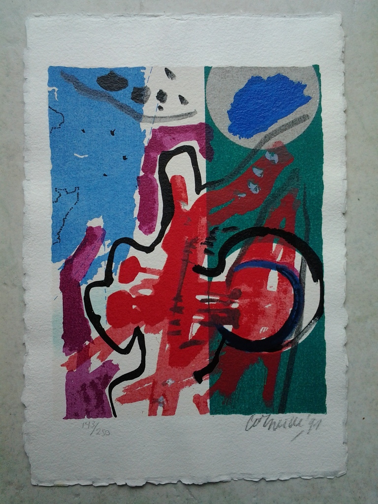 corneille,  Litho,.  Een schedel vol stem kopen? Bied vanaf 120!