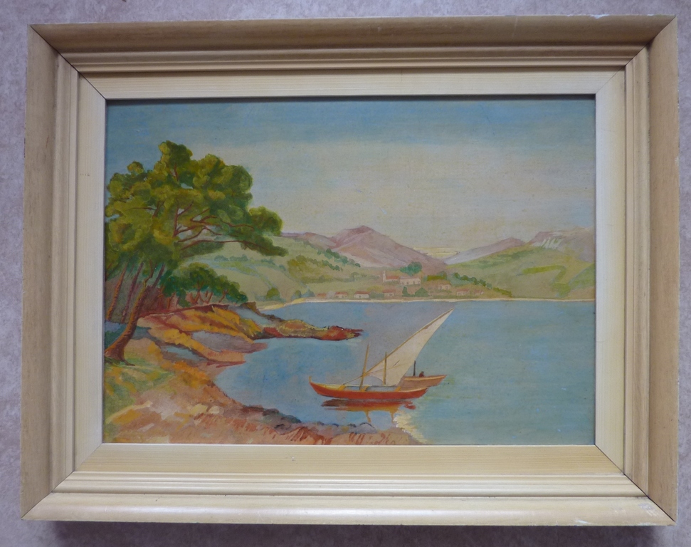 Zuid Europees landschap in de stijl van Filarski ca. 1925 kopen? Bied vanaf 40!