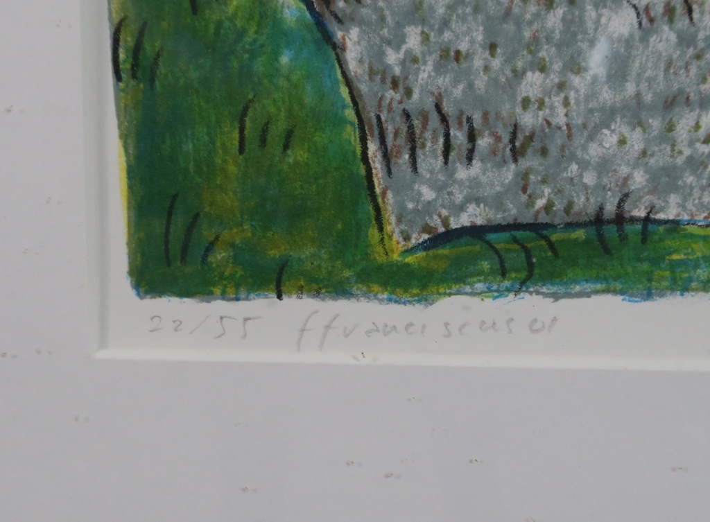 Frans Franciscus: Litho, Veronica in Kaapstad - Ingelijst kopen? Bied vanaf 20!