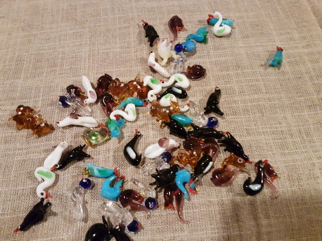 Vintage lotto Murano zoo- 20 pz - Original Murano anni 50/60  heel oud-productie kopen? Bied vanaf 1!