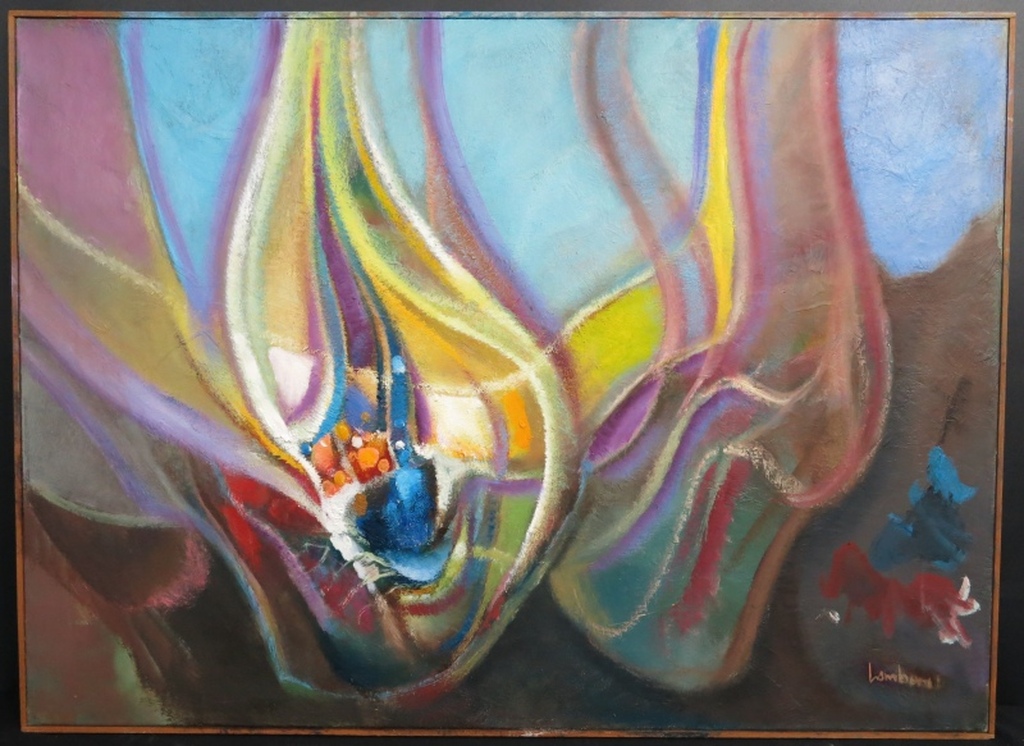 Lambertus de Jong: Olieverf op doek, Zonder titel - Ingelijst (groot) kopen? Bied vanaf 80!