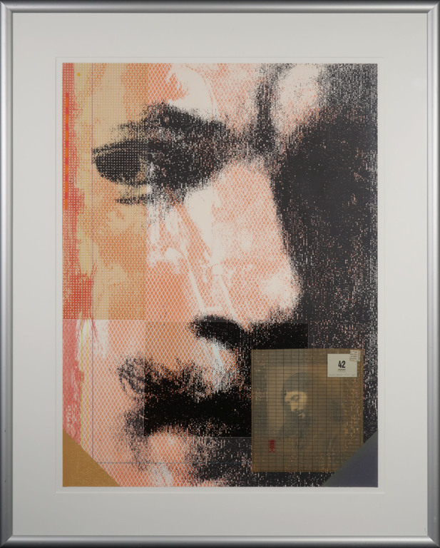 Harald Vlugt: Zeefdruk en Collage, Summer - Ingelijst (Groot) verkocht voor € 55!