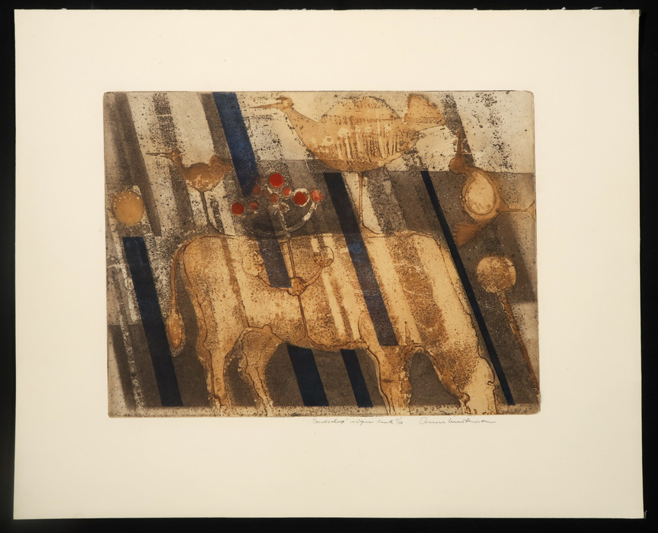 Anne Huitema: Ets en aquatint, Landschap kopen? Bied vanaf 1!