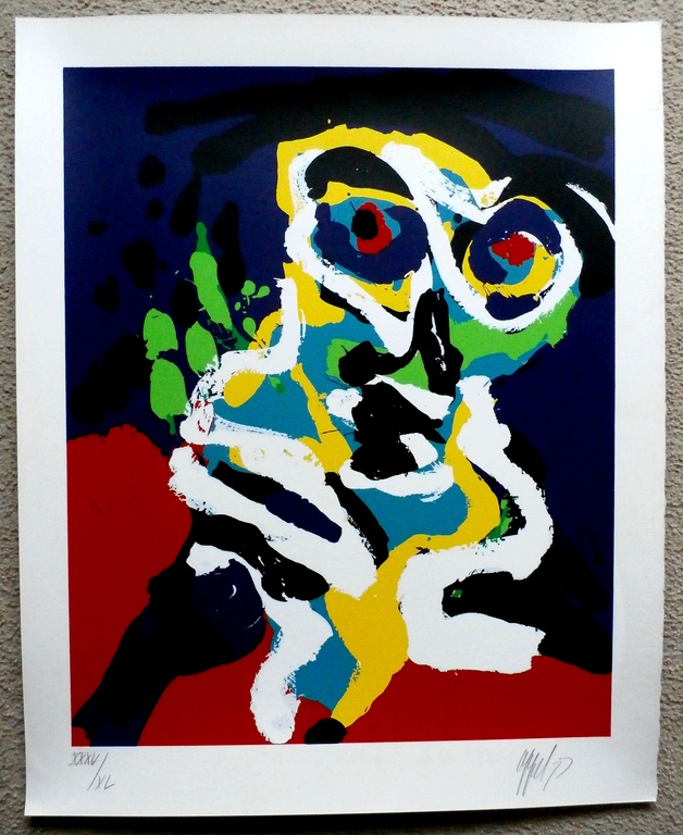 Karel Appel - zeefdruk: A summer evening's slumber - 1977 kopen? Bied vanaf 900!