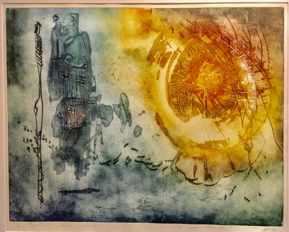 Ad Arma, kleurenlitho 1996 'The World is a Living Thing' kopen? Bied vanaf 375!