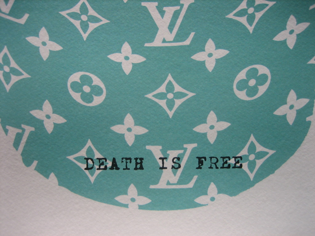 Death NYC Limited Edition Signed Graffiti painting Art Print Queen Blue Soda kopen? Bied vanaf 1!