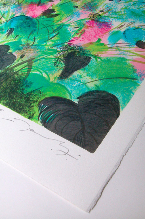 Claude Manoukian - Claude Manoukian, lithografie, ‘Femme et fleurs‘, handgesigneerd kopen? Bied vanaf 10!