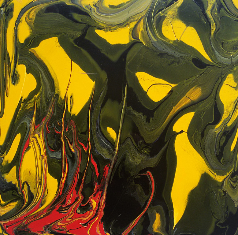 Wolfgang R. Reiter - Psychedelisch abstract, onbekende techniek (ingelijst) kopen? Bied vanaf 1!