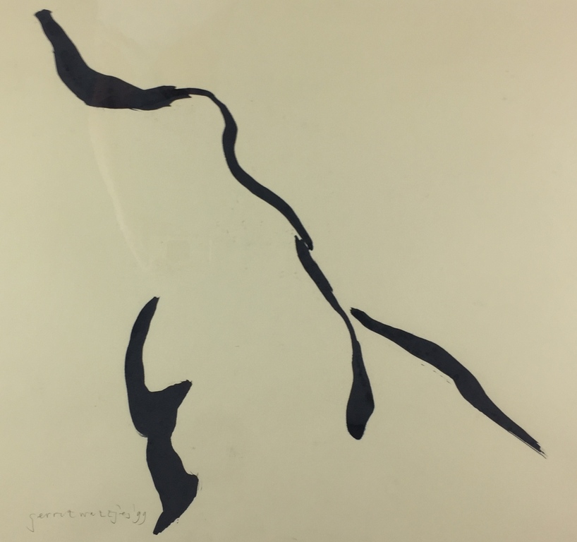 Gerrit Wattjes - Gerrit Wattjes, Oost-Indische inkt op papier, uniek werk, 1999 kopen? Bied vanaf 150!