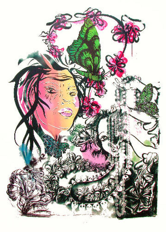 Hadassah Emmerich - Chains - zeefdruk verkocht voor € 150!