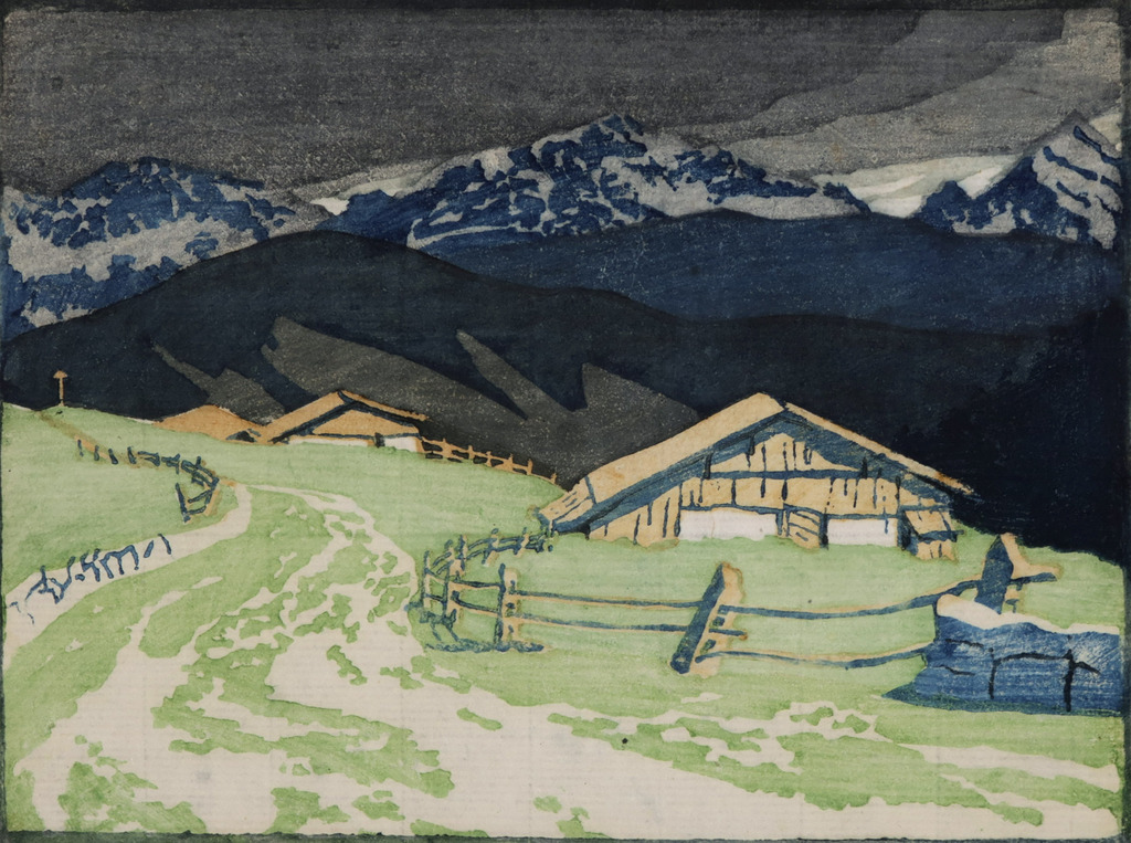 Dagmar Hooge: Houtsnede, Aufziehendes Wetter kopen? Bied vanaf 50!