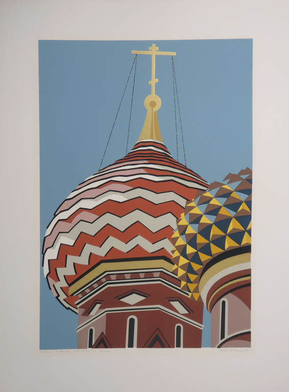 Hilde Mohring: Zeefdruk, Moskou, St.Basilius kopen? Bied vanaf 20!