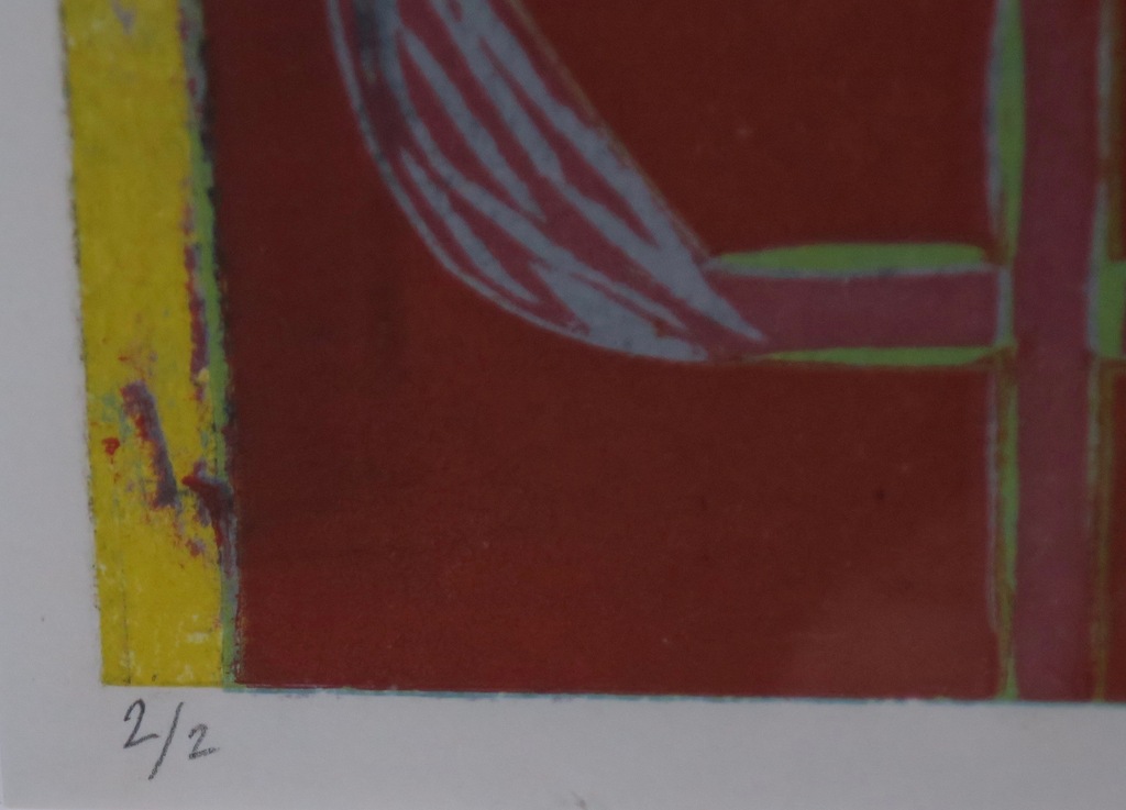 Leon Tebbe: Houtsnede, Zonder titel -Ingelijst (groot) kopen? Bied vanaf 1!