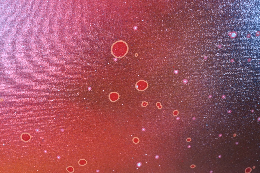 KOOR: Spray paint op doek, Waterworlds I (groot) kopen? Bied vanaf 400!