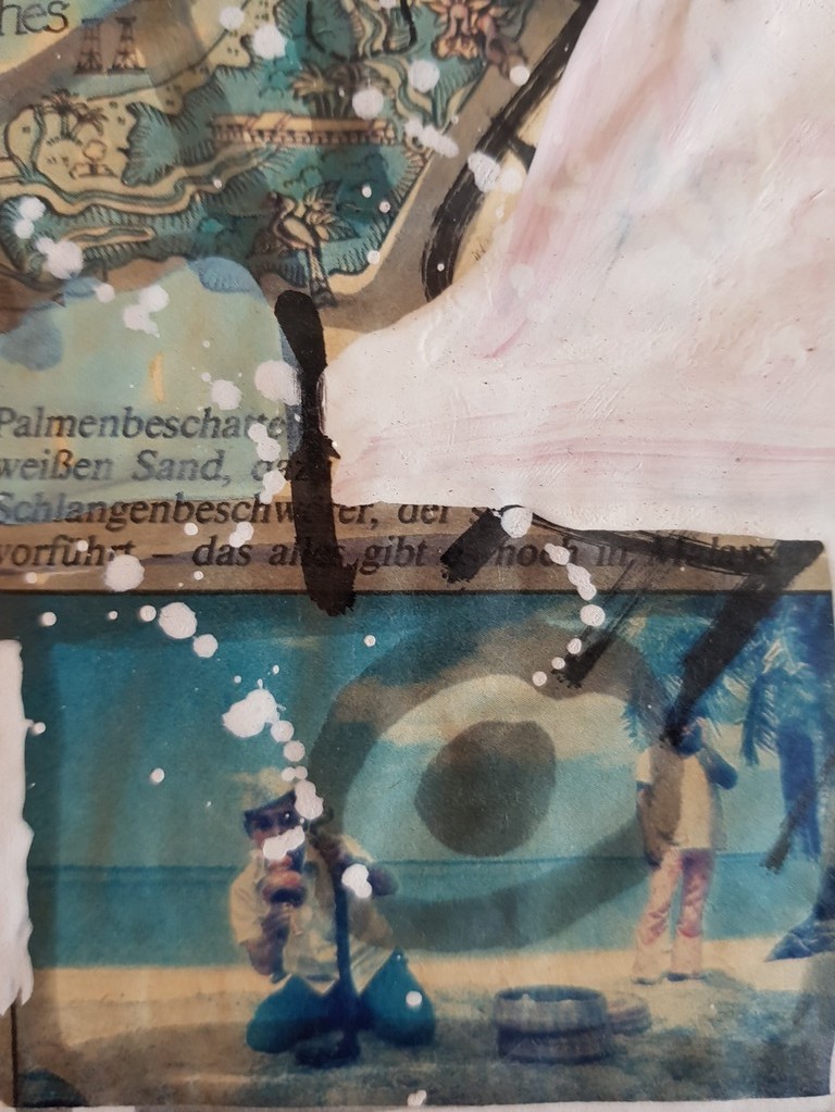 M.K. - Beschilderde collage kopen? Bied vanaf 1!