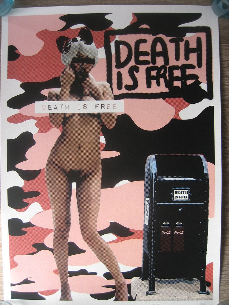 DEATH NYC Limited Art print Graffiti Signed  kopen? Bied vanaf 1!