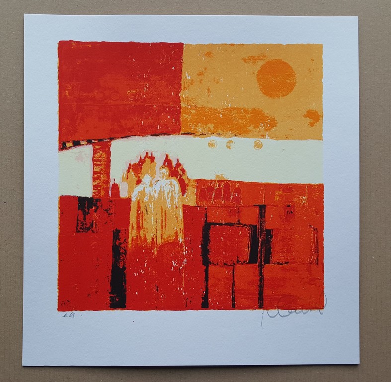 Marjolein van Ginkel - Zeefdruk op papier - E/A  kopen? Bied vanaf 1!