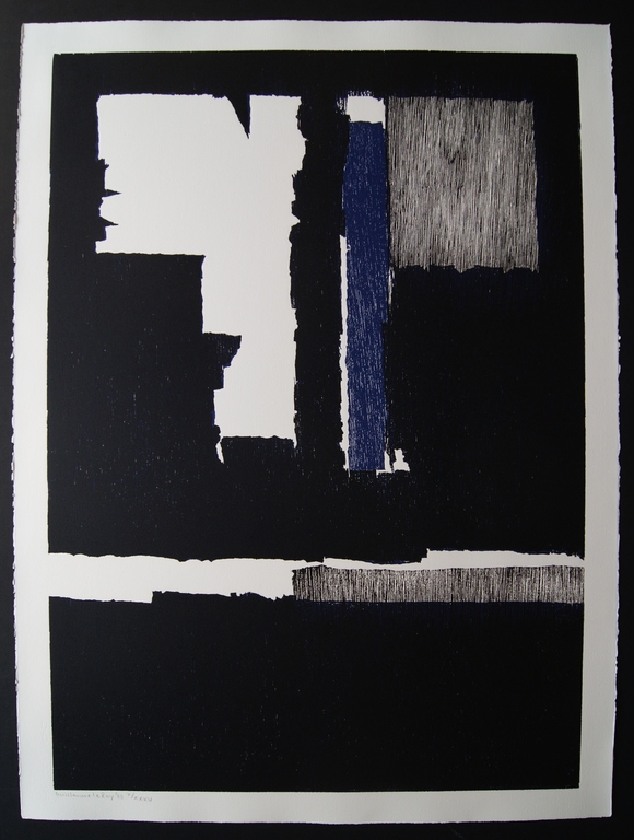 Guillaume le Roy gesigneerde houtsnede in perfecte conditie - 1988 kopen? Bied vanaf 95!