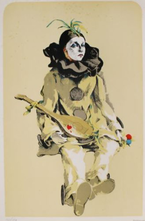 Alberto Fremura. -Harlequin- Prachtige Lithografie 1998. Gesigneerd/genummerd. kopen? Bied vanaf 37!