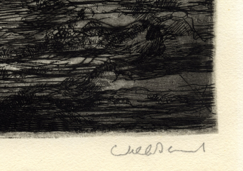 William Kuik - Oud Landhuis - Ets  kopen? Bied vanaf 70!