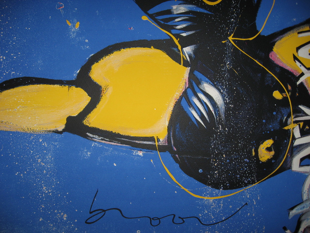 Herman Brood: De gitarist - zeefdruk - opl. 250 ex. kopen? Bied vanaf 179!