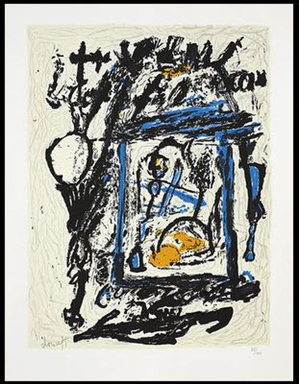 Jacques Doucet: Portfolio 3x Litho + 3x gedicht, Croisee familiale kopen? Bied vanaf 250!