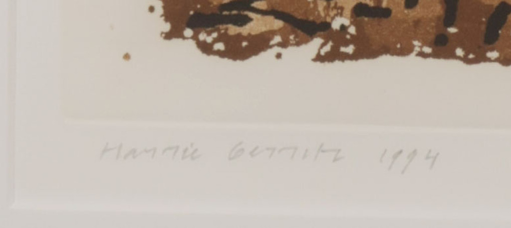 Harrie Gerritz: Aquatint, Z.T. - Ingelijst kopen? Bied vanaf 20!