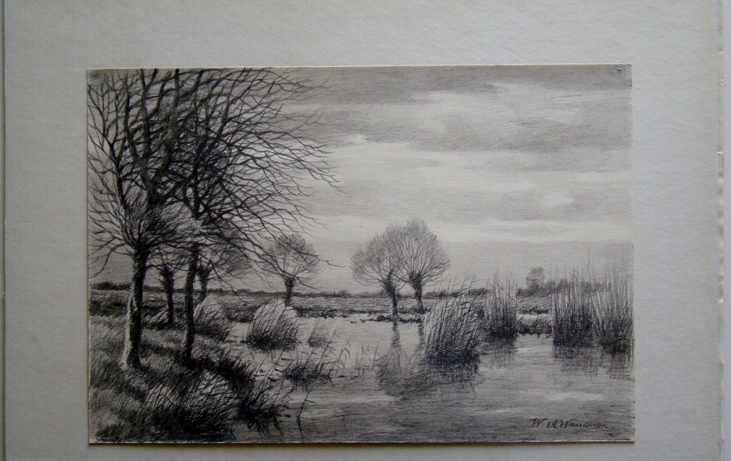 Willem Abraham Wassenaar (1873-1956) - plassen bij Reeuwijk  kopen? Bied vanaf 40!