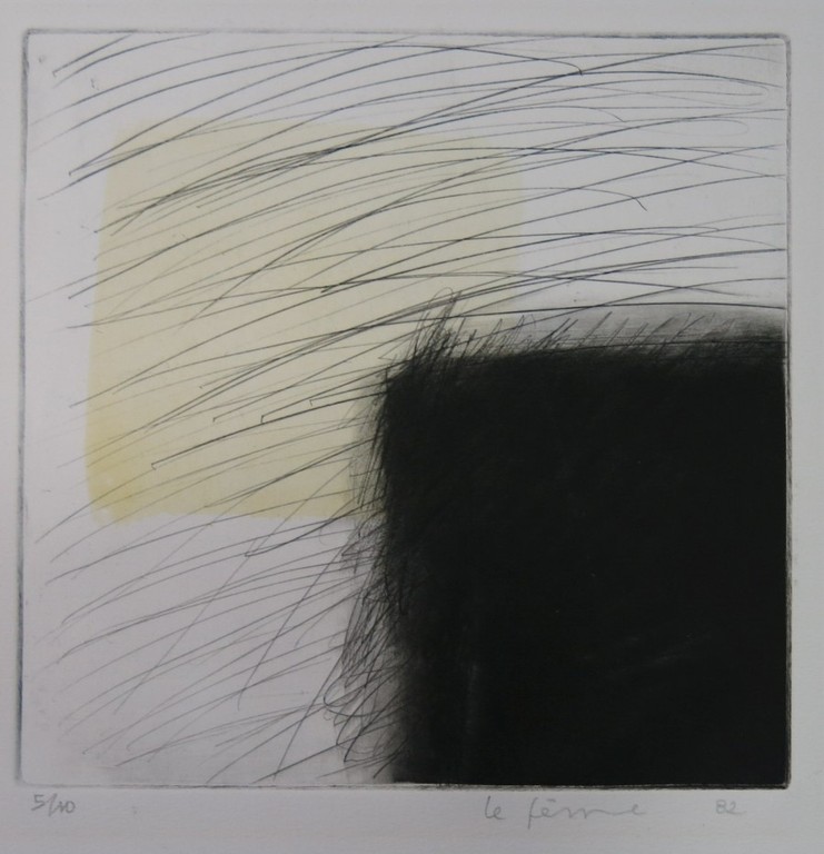 Charlotte le Fevre: Ets, Abstracte compositie kopen? Bied vanaf 1!