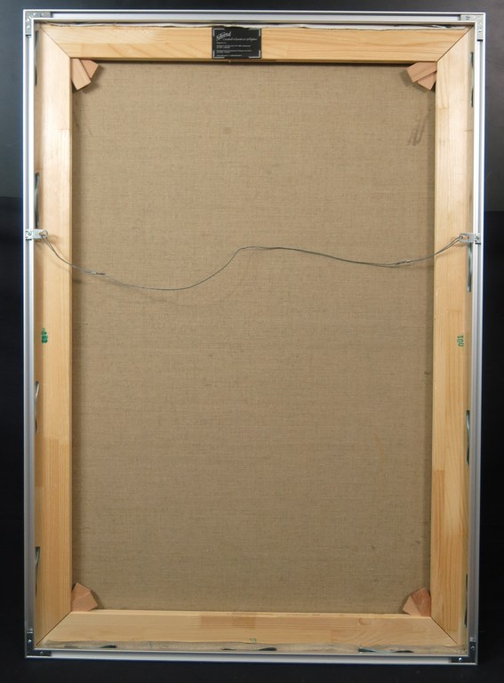 Andre Tigchelaar: Olieverf op Doek, Zonnebloemen - Ingelijst (Groot kopen? Bied vanaf 350!