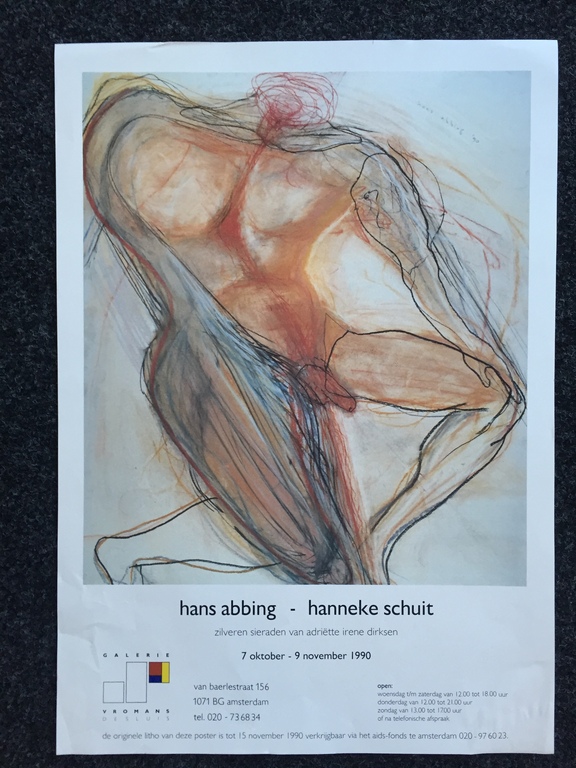 HANS ABBING 1 originele zeefdruk voor t AIDS Fonds 1990 kopen? Bied vanaf 1!