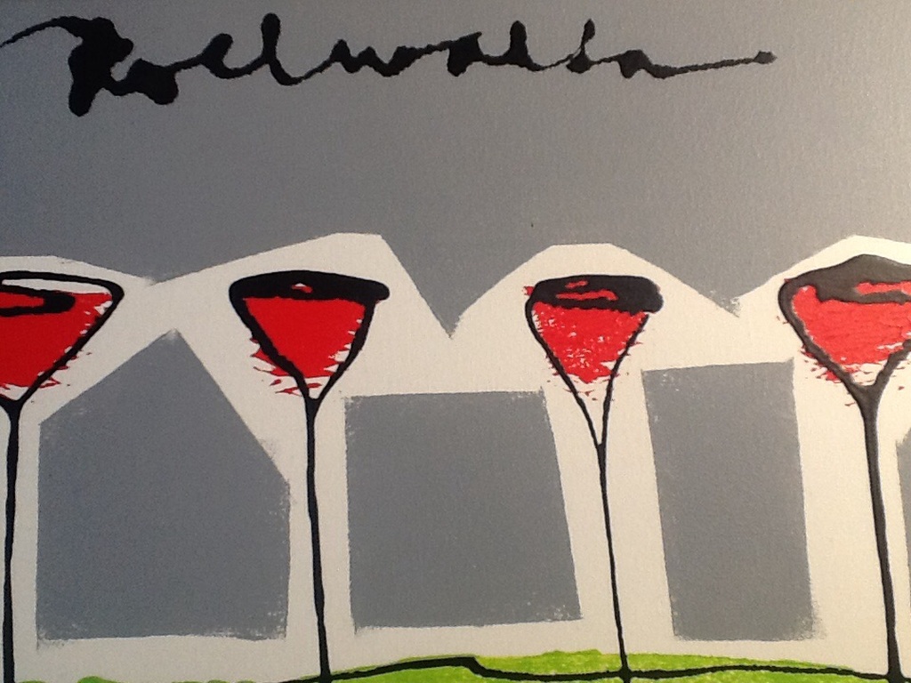 Roel Walta: acrylverf op linnen : 4 klaprozen  kopen? Bied vanaf 75!