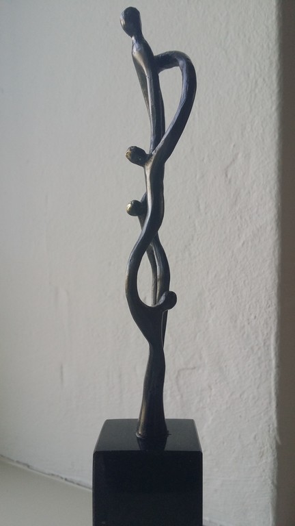 Ammerlaan, brons, 4 mensfiguren kopen? Bied vanaf 30!