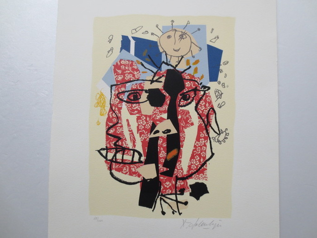 Kees Salentijn, kleurenzeefdruk, handgesigneerd kopen? Bied vanaf 75!