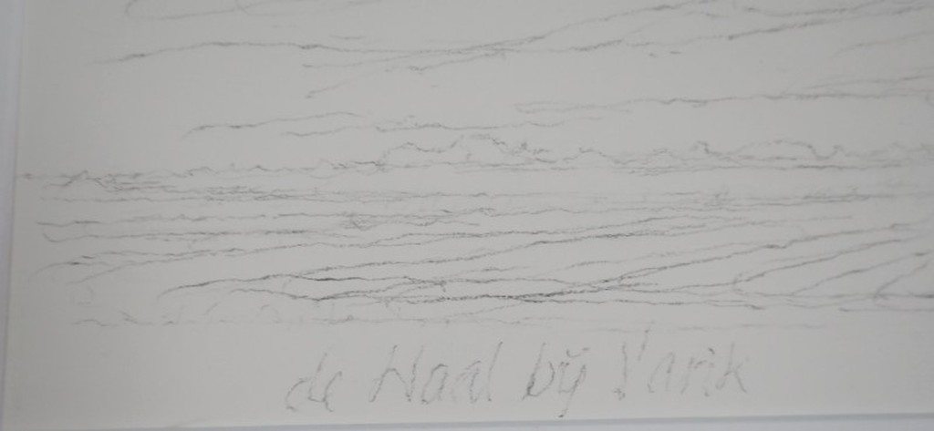 Willem den Ouden: Potloodtekening, De Waal bij Varik kopen? Bied vanaf 100!