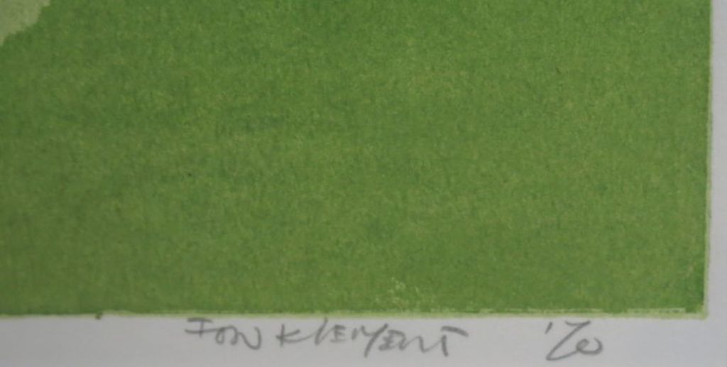 Fon Klement: Zeefdruk, Subsister -Ingelijst kopen? Bied vanaf 1!