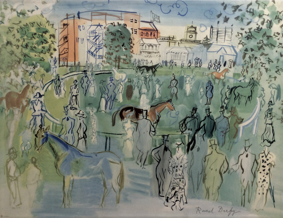Raoul Dufy - Le Paddock, Ascot - offset lithografie kopen? Bied vanaf 125!
