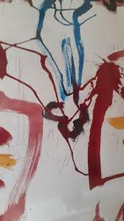 ANTON HEYBOER, gesigneerde gouache op papier, groot werk kopen? Bied vanaf 239!