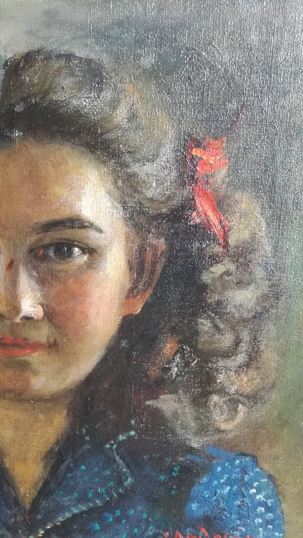 Onbekend kunstenaar, Olieverf op doek, Portret  kopen? Bied vanaf 35!