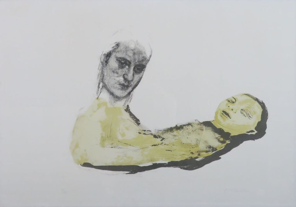 Marianne Aartsen: Litho, Duo - Ingelijst  kopen? Bied vanaf 1!