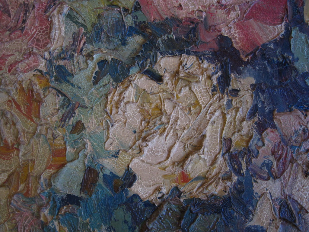 Groot en karakteristiek Expressionistisch Bloemstilleven John Bevort (1917-1996) kopen? Bied vanaf 1!