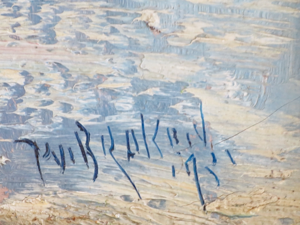 Peter van den Braken (1896-1979) - Plassengezicht bij Kortenhoef - 1973 kopen? Bied vanaf 200!